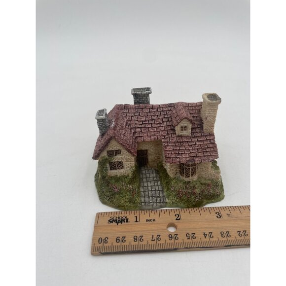 Vintage 1986 Saxony Miniature Cottage Collectible Figurine - Picture 10 of 11